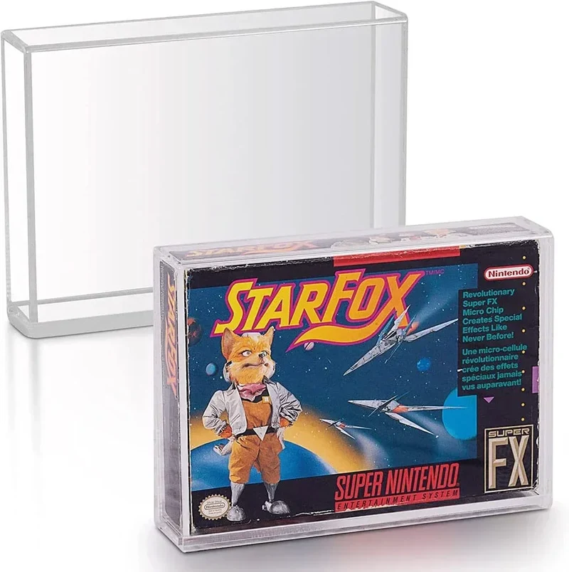 Acrylic Case 2-Pack för SNES/N64