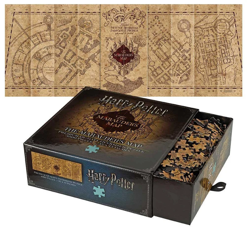 Harry Potter Jigsaw Puzzle - The Marauder's Map Cover
