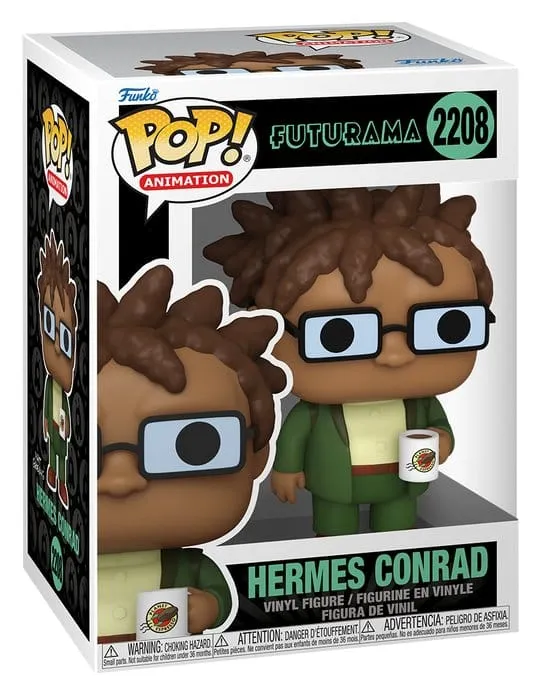 Futurama Pop! Animation Figur Hermes med Mug 9 cm