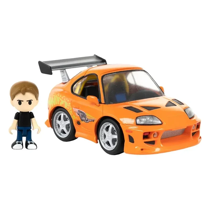 Fast & Furious Q-Village Toyota Supra JZA80 med Mini-Figur