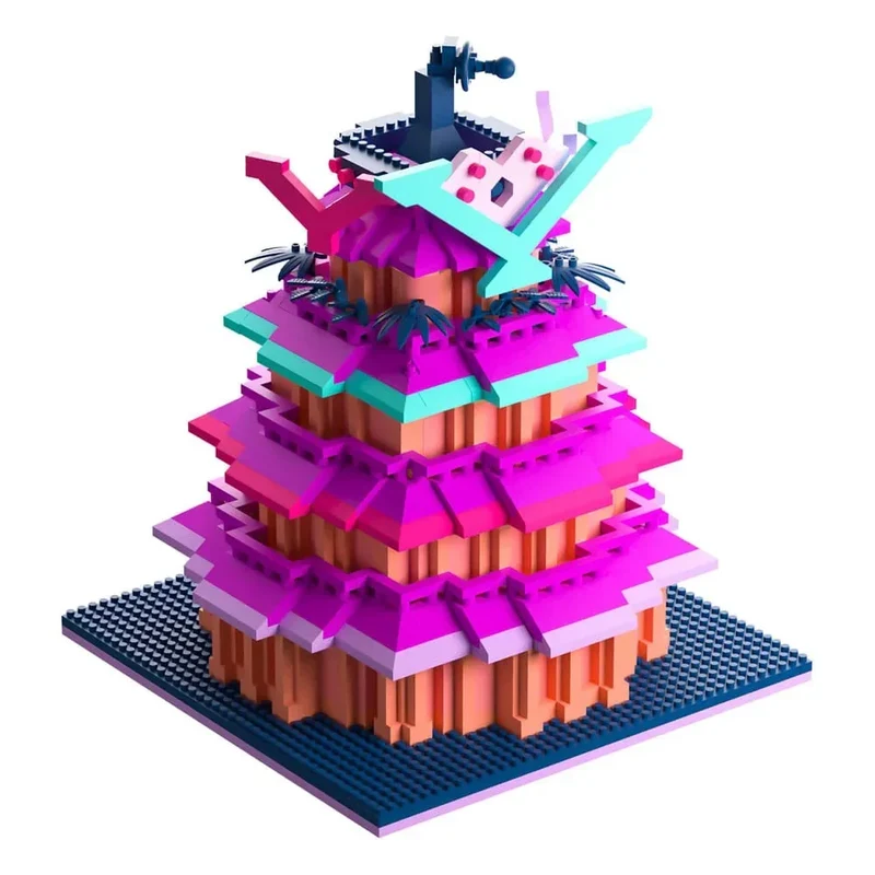 Hazbin Hotel byggsats V Tower 20 cm