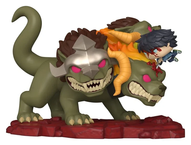 Solo Leveling POP! Deluxe Figur Jinwoo Vs Cerberus 9 cm