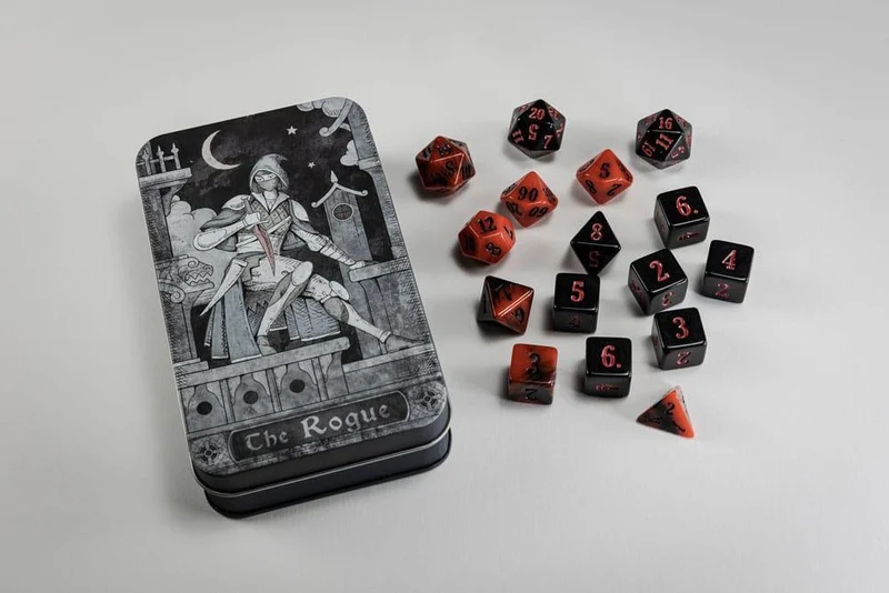 Karaktärsklass Klassisk RPG Tärningsset Rogue (16)