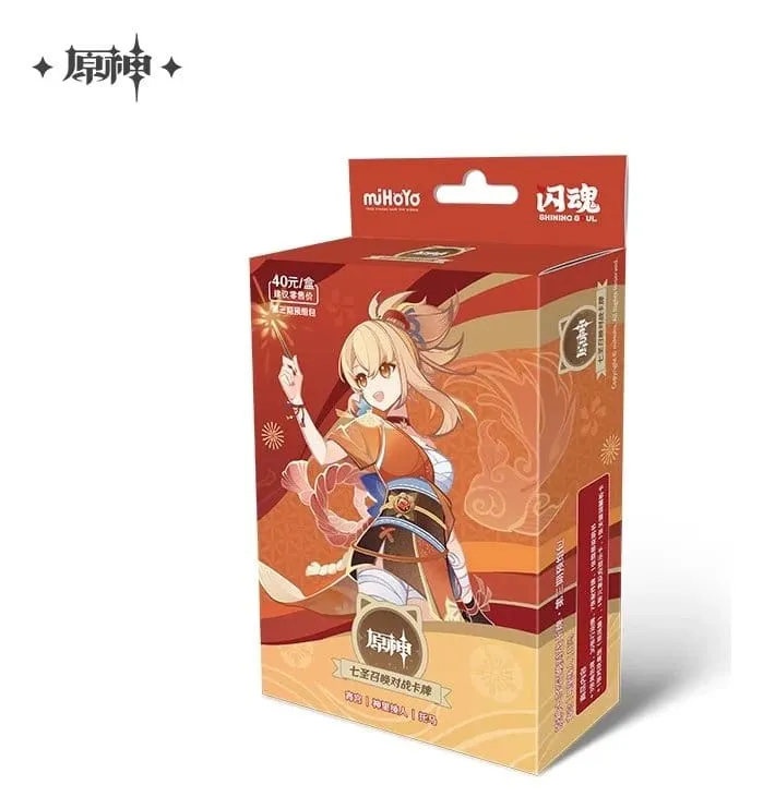 Genshin Impact Trading Card Game Serie 03 Förbyggt Startdeck 08 Yoimiya *Kinesisk Version*