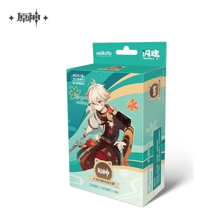 Genshin Impact Trading Card Game Serie 03 Förbyggt Startdeck 07 Kaedehara Kazuha *Kinesisk Version*