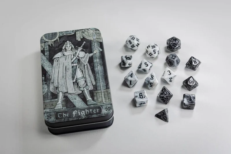 Karaktärsklass Klassisk RPG Tärningsset Fighter (15)