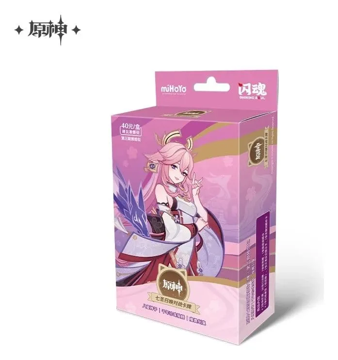Genshin Impact Trading Card Game Serie 03 Förbyggt Startpaket 05 Yae Miko *Kinesisk Version*