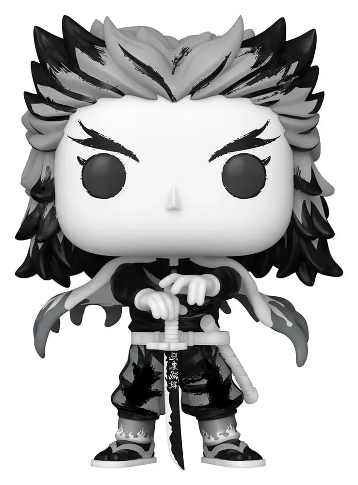 Demon Slayer: Kimetsu no Yaiba POP! Animation Figurer Rengoku(Sumi-Ink) 9 cm