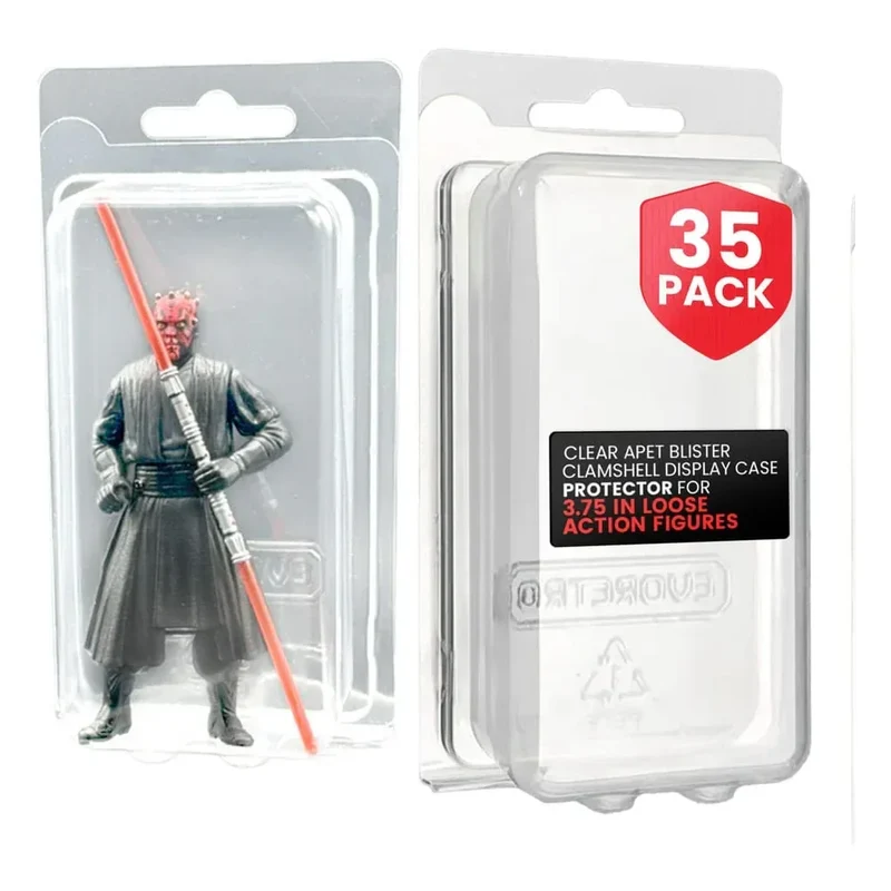 Clamshell PET Skydd för Action Figurr XL - 35-Pack