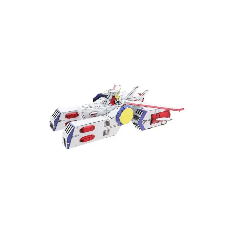 Mobile Suit Gundam Metallic Nano Puzzle Modellkit White Base 6 cm