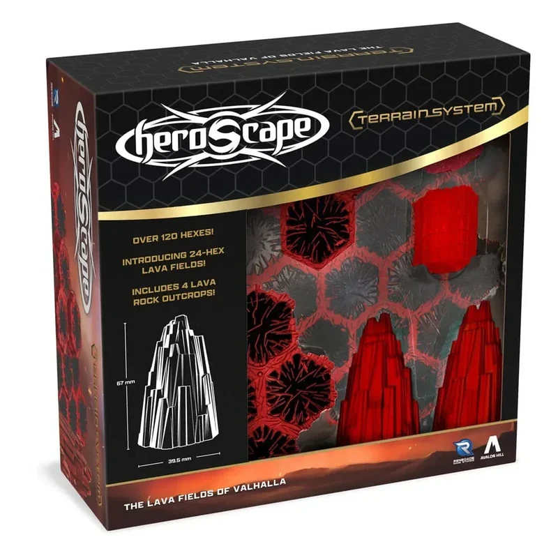Heroscape Terrain Expansion: Lava Fields of Valhalla (Engelsk Version)
