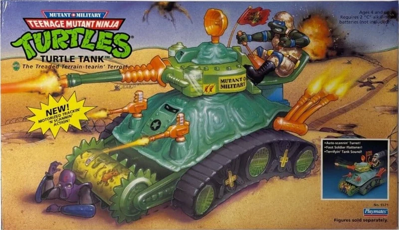 Teenage Mutant Ninja Turtles Fordon Turtle Tank EU-exklusiv 25 cm