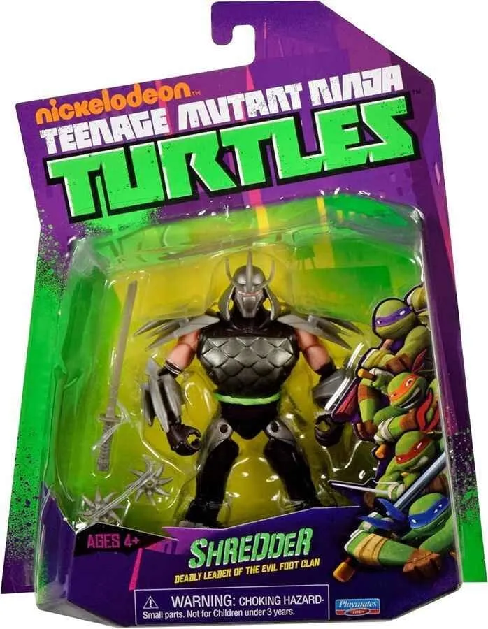 Teenage Mutant Ninja Turtles Världen av TMNT Action Figur Shredder 11 cm
