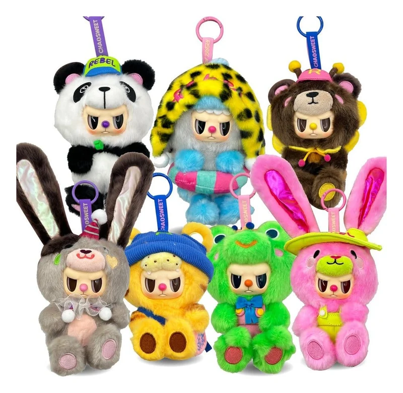 Rebel Bears Vinyl gosedjur blindbox Sweet Zoo visning 10 cm (6)