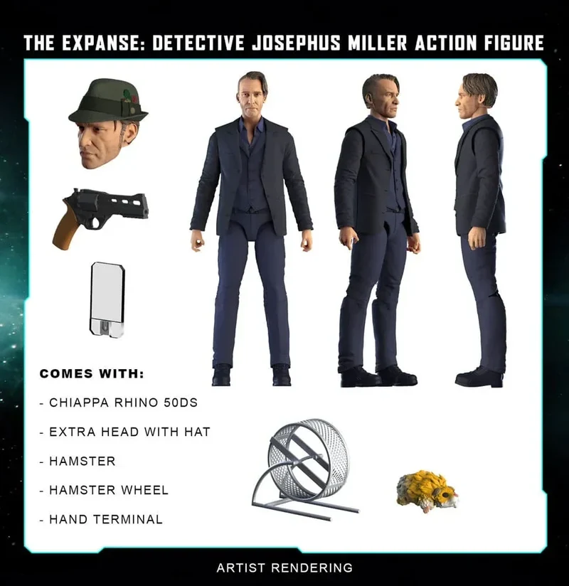 The Expanse Action Figur Detective Josephus Miller 20 cm