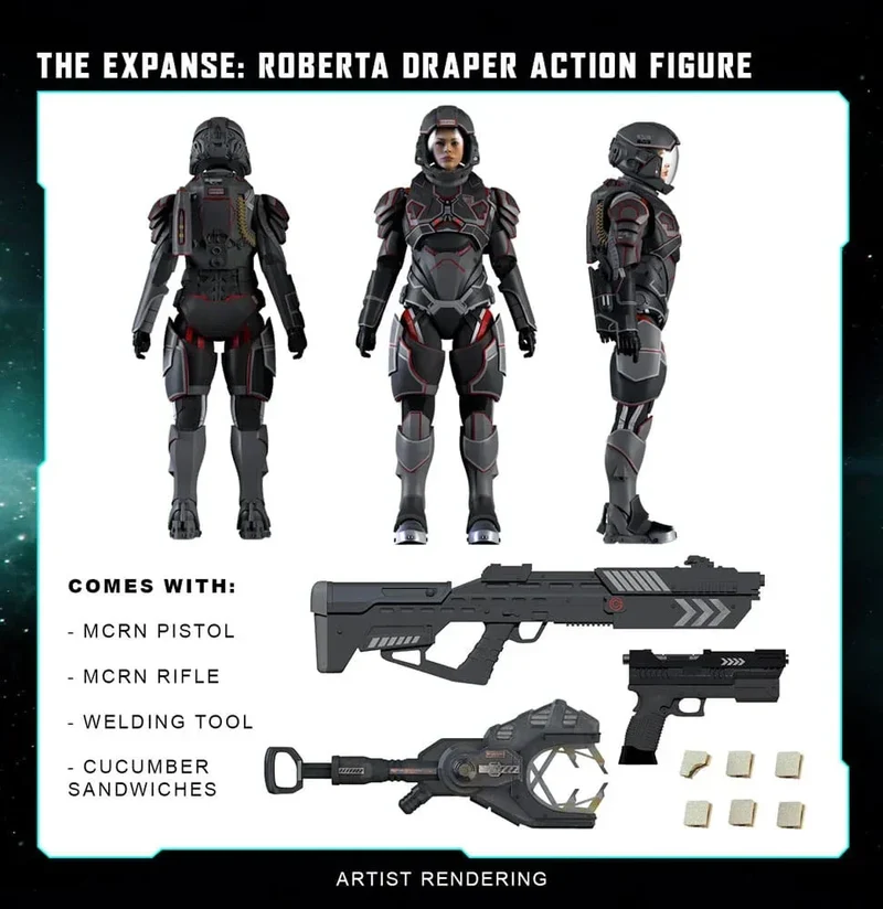 The Expanse Action Figur Roberta Draper 20 cm
