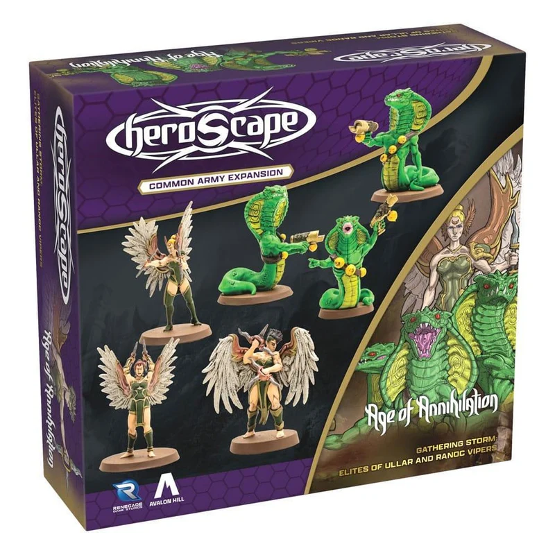 Heroscape Armé Expansion: Age of Annihilation - Eliter från Ullar & Ranoc Vipers (Vanlig) *Engelsk Version*