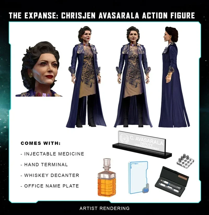 The Expanse Action Figur Chrisjen Avasarala 20 cm