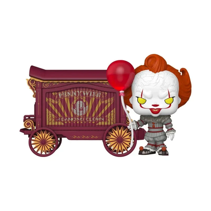 It-Welcome to Derry POP! Town Figur Pennywise & Wagon 9 cm