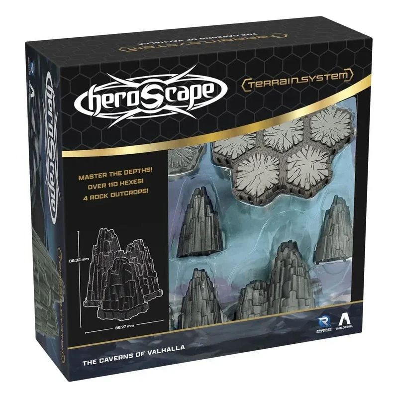 Heroscape Terrain Expansion: The Caverns of Valhalla (Engelsk version)