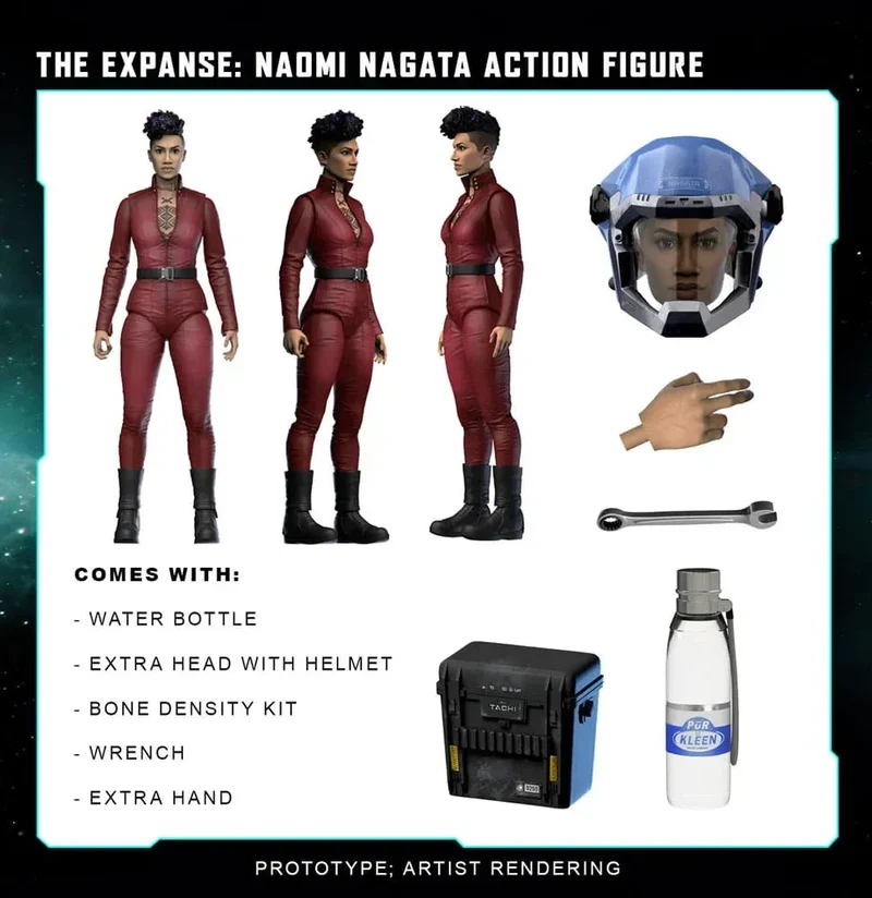 The Expanse Action Figur Naomi Nagata 20 cm