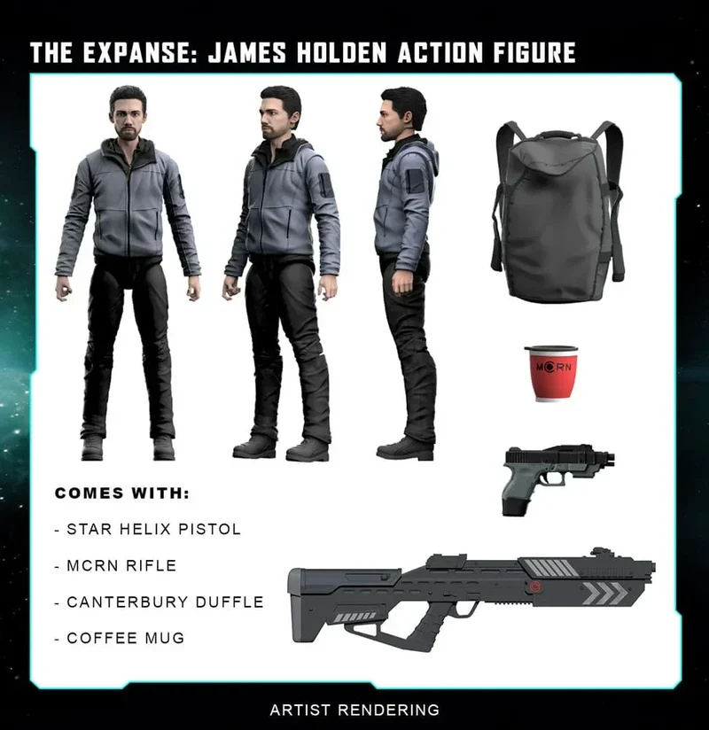 The Expanse Action Figur James Holden 20 cm