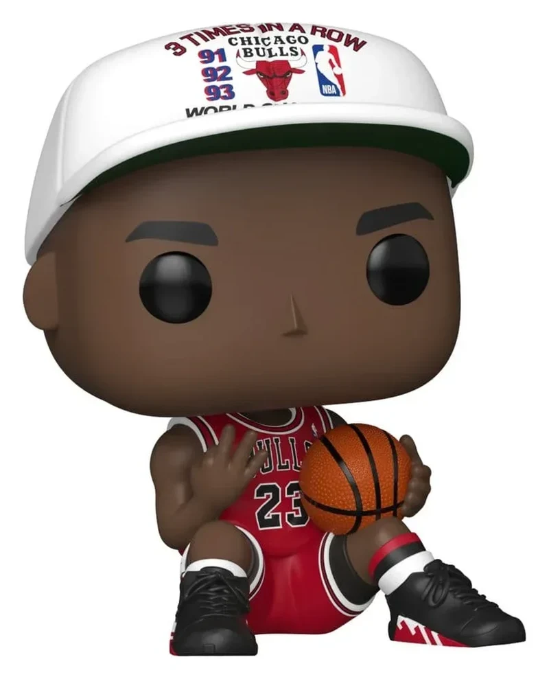 NBA Legends POP! Sports Figur Chicago Bulls: Michael Jordan 3 gånger i rad 9 cm