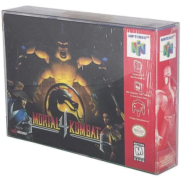 PET Skydd 25-Pack för Super Nintendo/Nintendo 64/SNES/N64 Spel