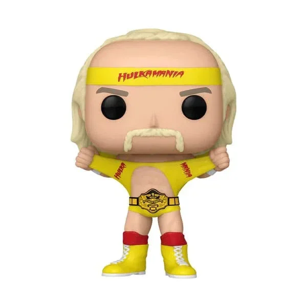 WWE POP! Vinyl Figur Hulkamania med bälte - 9 cm