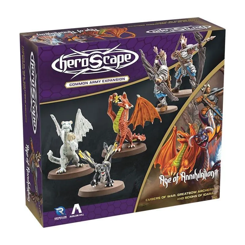Heroscape Army Expansion: Embers of War - Greatbow Archers och Scions of Icaria (Engelsk Version)