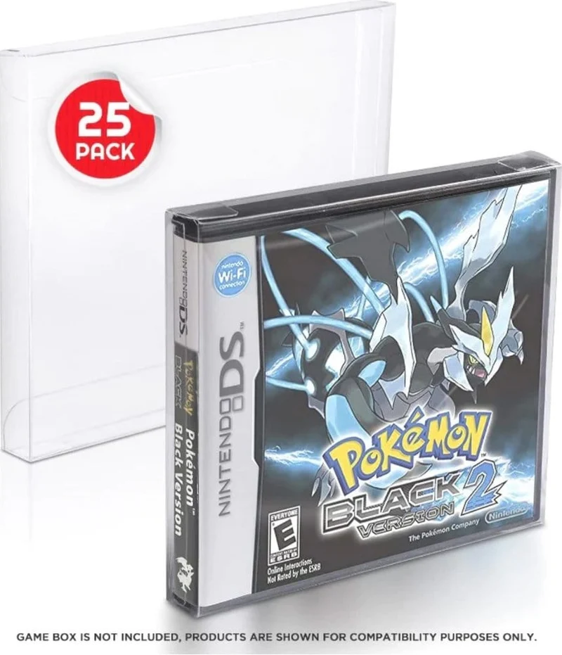PET Skydd 25-Pack för Nintendo DS Spel