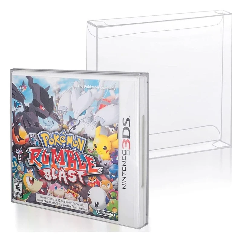 PET Skyddare 25-Pack för PS1/Single CD/Dreamcast (Jewel Case) Spel