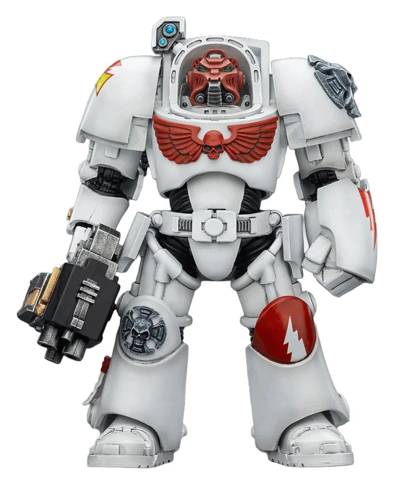 Warhammer 40,000 Actionfigur White Scars Terminator 2 med Power Fist och Storm Bolter 14 cm