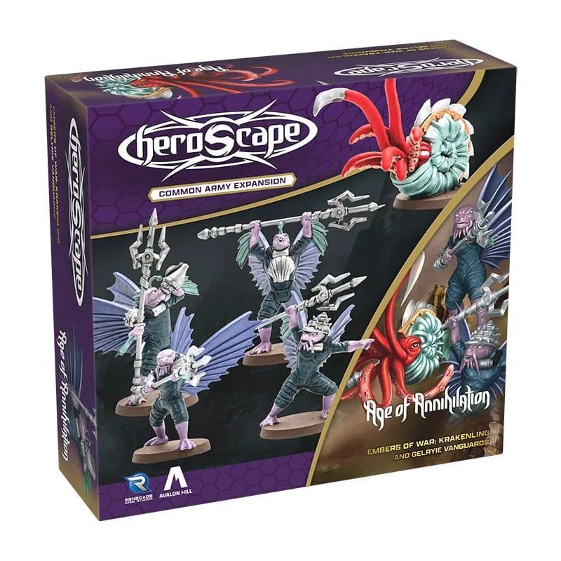 Heroscape Army Expansion: Embers of War - Krakenling & Gelryie Vanguards (Engelsk Version)