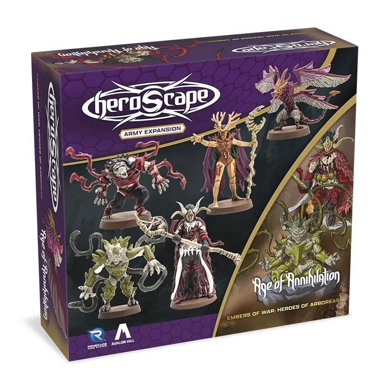 Heroscape Arméexpansion Eldarna av Krig: Hjältarna från Arboreas *Engelsk Version*
