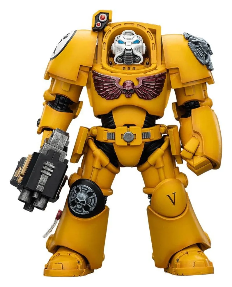 Warhammer 40,000 Action Figur Imperial Fists Terminator 2 med Power Fist och Storm Bolter 14 cm
