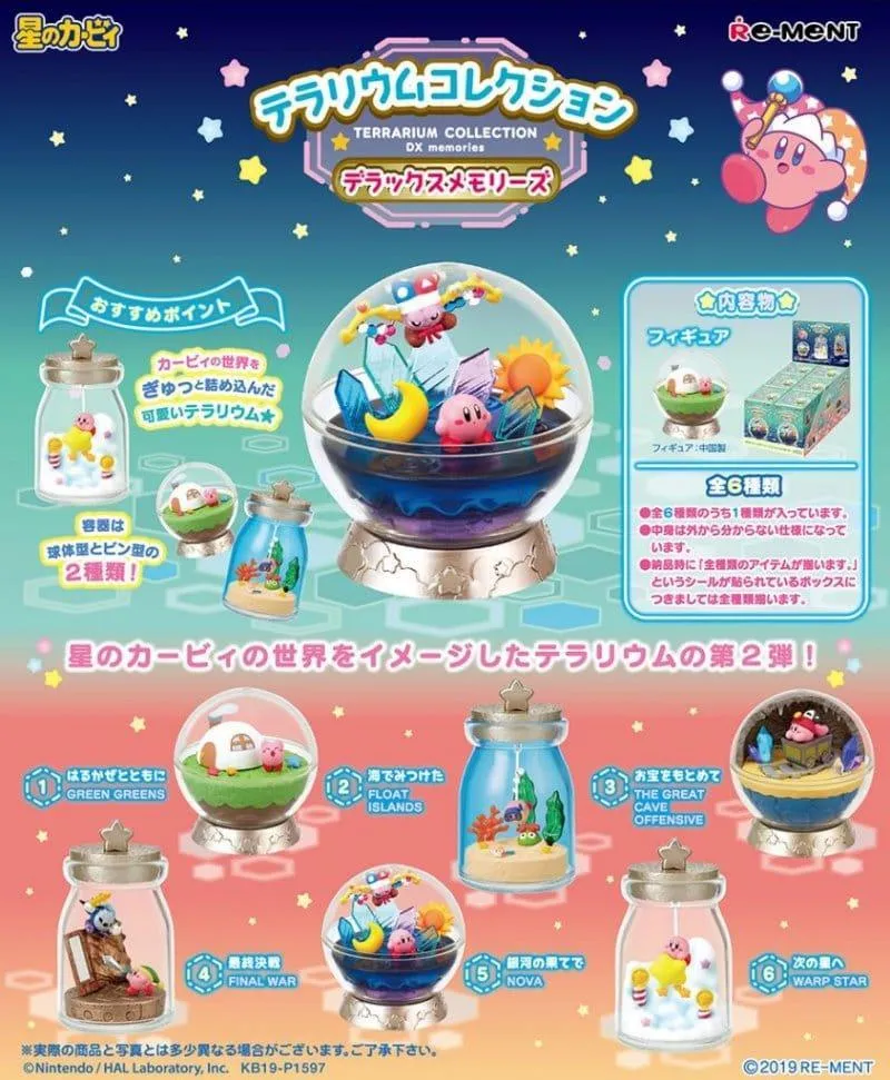 Kirby Mini Figurer 6 cm Swing Kirby Terrarium Collection DX minnen (6)