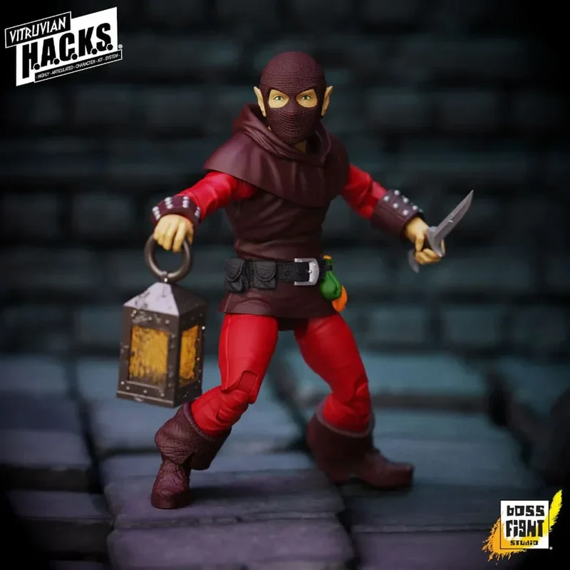 Vitruvian H.A.C.K.S. Action Figur Halfling Scout Dwynn Dellos