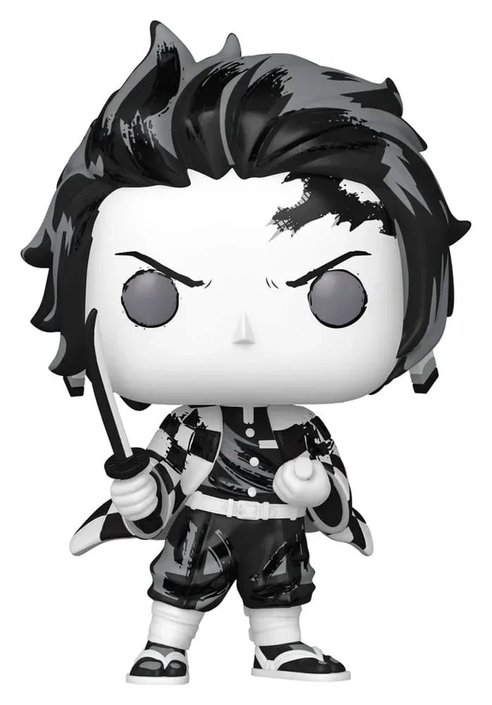 Demon Slayer: Kimetsu no Yaiba POP! Animation Figurer Tanjiro (Sumi-Ink) 9 cm