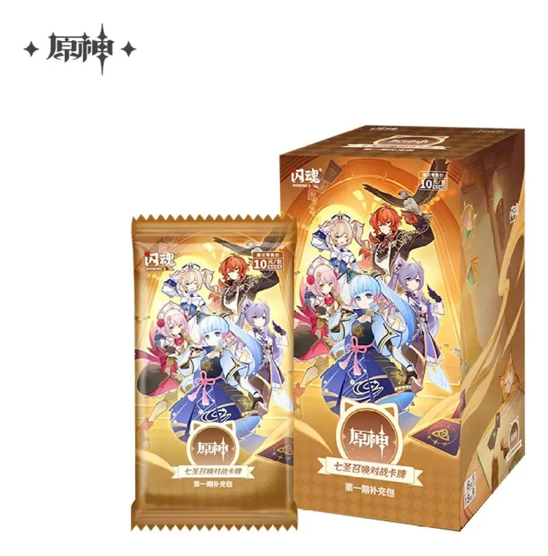 Genshin Impact Trading Card Game Series 1 Blind Box Display (18) *Kinesisk version*