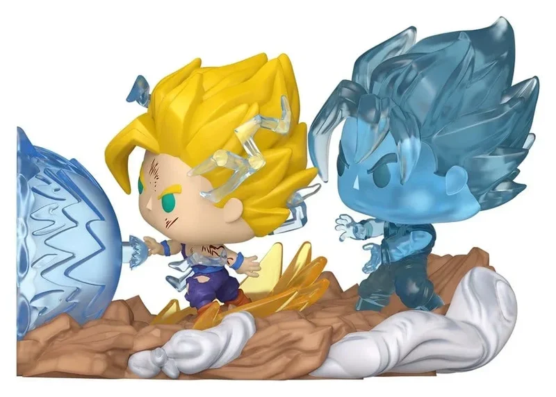 Dragon Ball Z POP Moments Figurer Father-Son Kamehameha 9 cm
