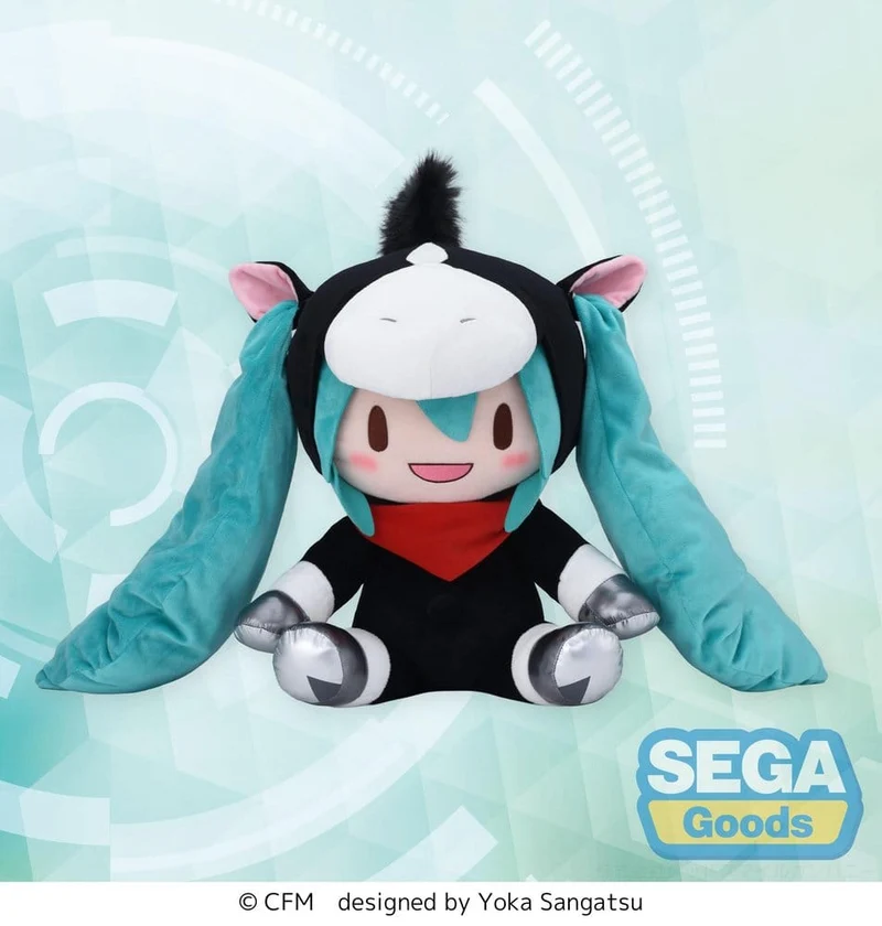 Character Vocal Series 01: Hatsune Miku Fuwa Petit gosedjur Hatsune Miku Häst 2026 LL 40 cm