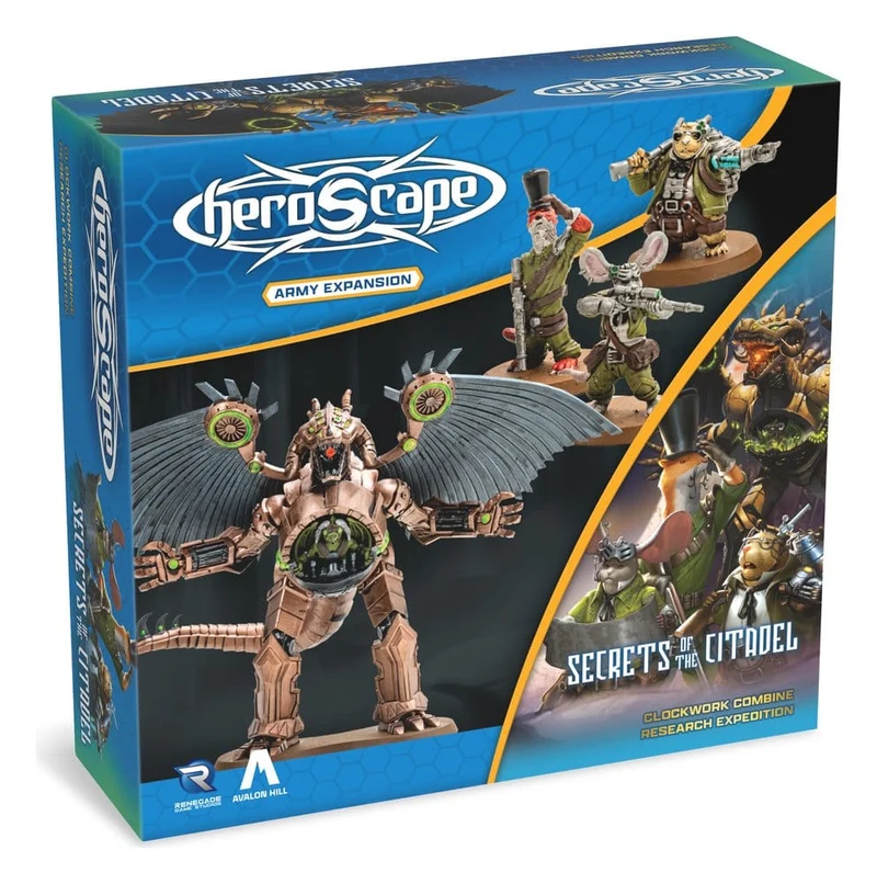 Heroscape arméexpansion Clockwork Combine forskningsexpedition – svensk version av engelsk utgåva