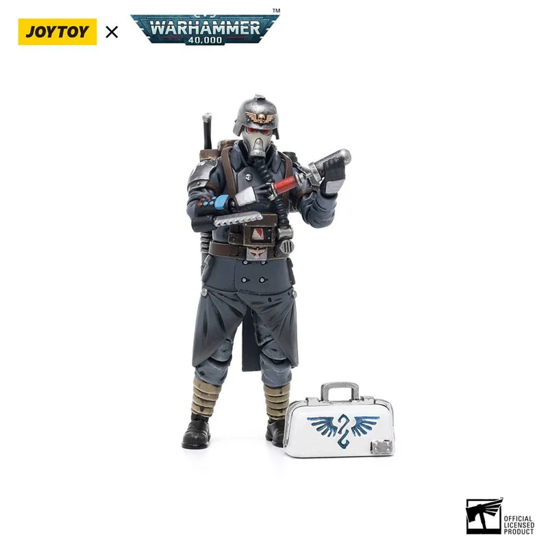Warhammer 40k Action Figur 1/18 Death Korps of Krieg Veteran Squad Guardsman Medic 10 cm