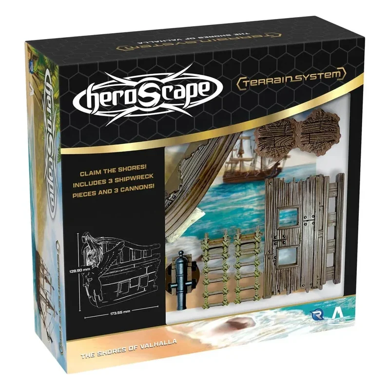 Heroscape Terrain Expansion Shores of Valhalla - Engelsk Version