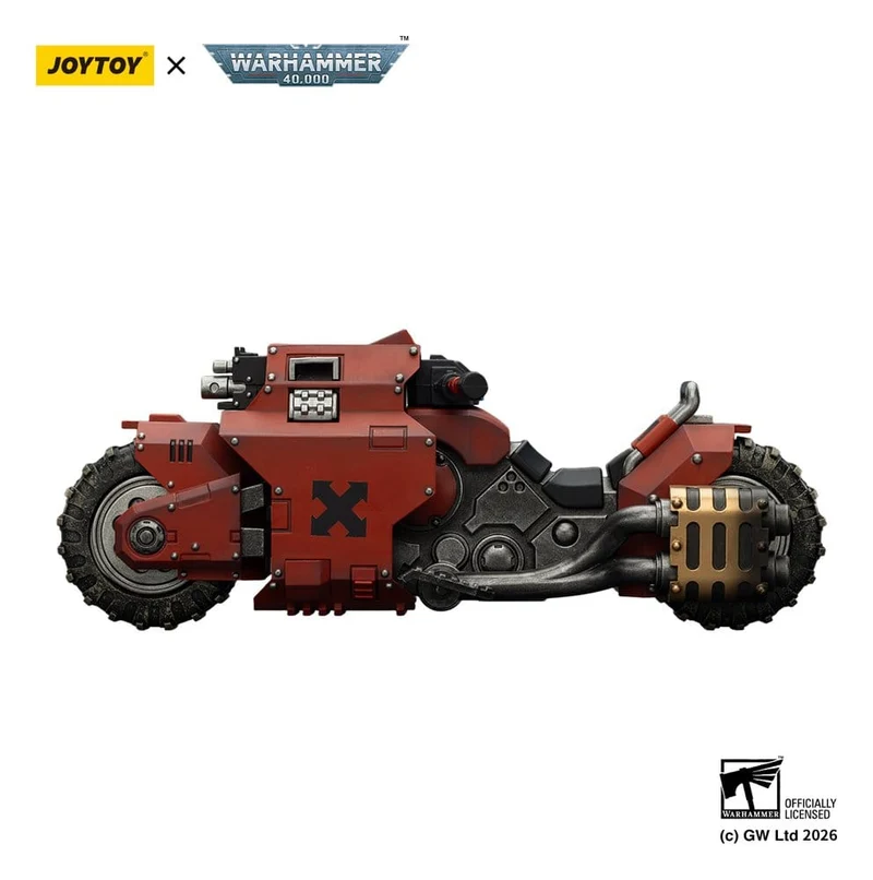 Warhammer 40,000 Raider-mönster Stridscykel Blood Angels med tvillingkopplade boltrifler 22 cm