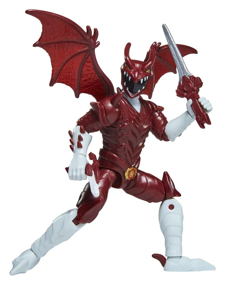 Mighty Morphin Power Rangers x Godzilla Actionfigur Röd Rodan