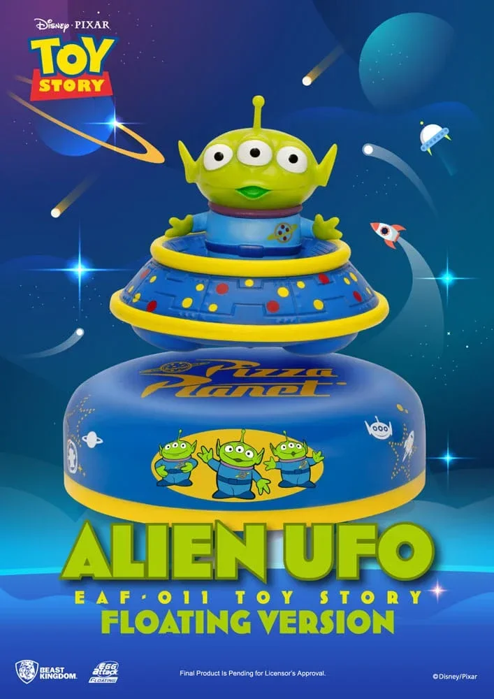 Toy Story Egg Attack Flygande Modell Alien UFO 6 cm