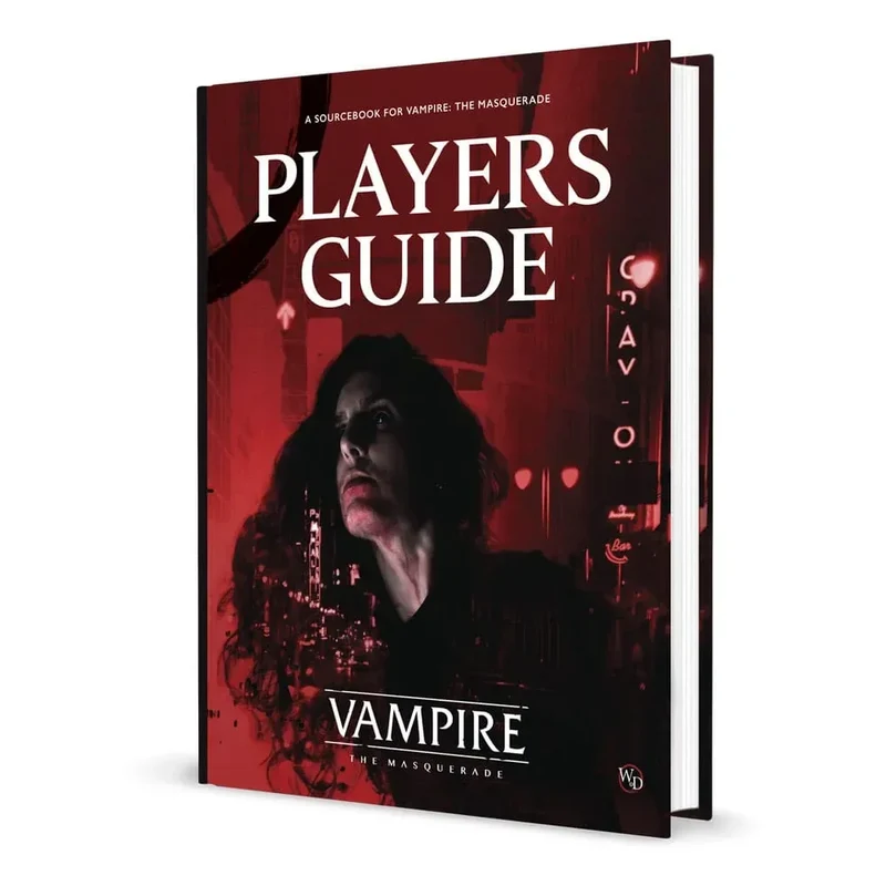 Vampire The Masquerade 5th Edition RPG bok Spelarnas Guide *Engelska Version*