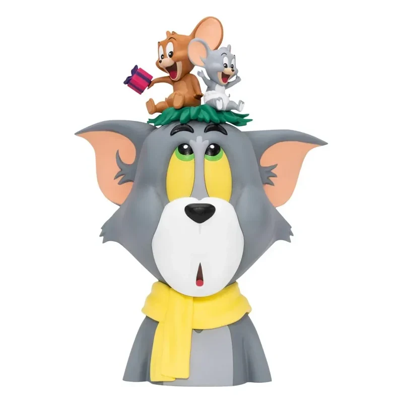 Tom & Jerry Cheesy Wishes PVC-figur - Tom, Jerry & Tuffy 15 cm